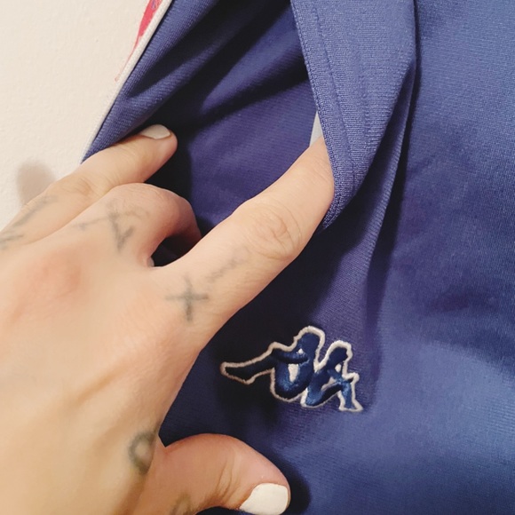KAPPA blue, red and white track pants size M - Picture 5 of 10